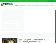 Tablet Screenshot of genteviajera.es